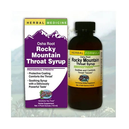 Herbs Etc - Rocky Mountain Osha Root Throat Syrup Professional Strength - 4 oz. | Walmart (US)