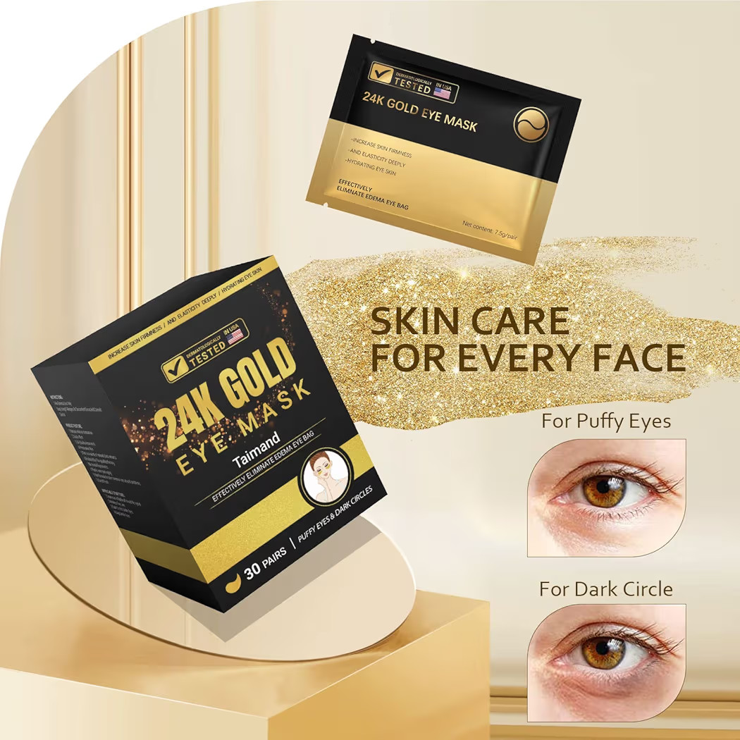 for Puffy Eyes, Bags and Wrinkles, with Collagen, Hyaluronic Acid, Relieves Pressure, Revitalises... | Amazon (US)