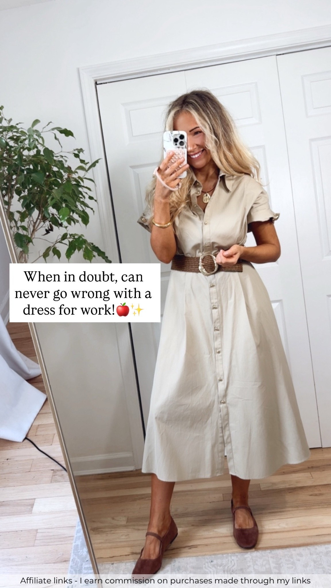 Affiliate links - I earn commission on purchases made through my links 

Workwear with flats

#LTKWorkwear
