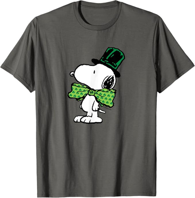 Peanuts - St.Patricks - Snoopy Bowtie T-Shirt | Amazon (US)