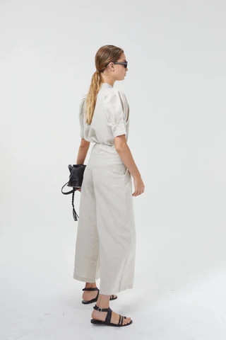 Athina Linen Shirt - Natural | Lanhtropy