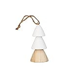 Mud Pie Paulownia Wood Christmas Ornament, Point, 4.75" x 3.5" | Amazon (US)