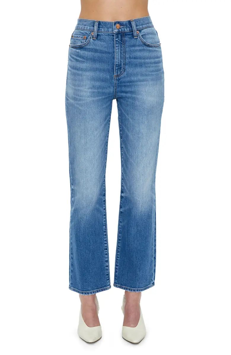 Ally Crop Straight Leg Jeans | Nordstrom