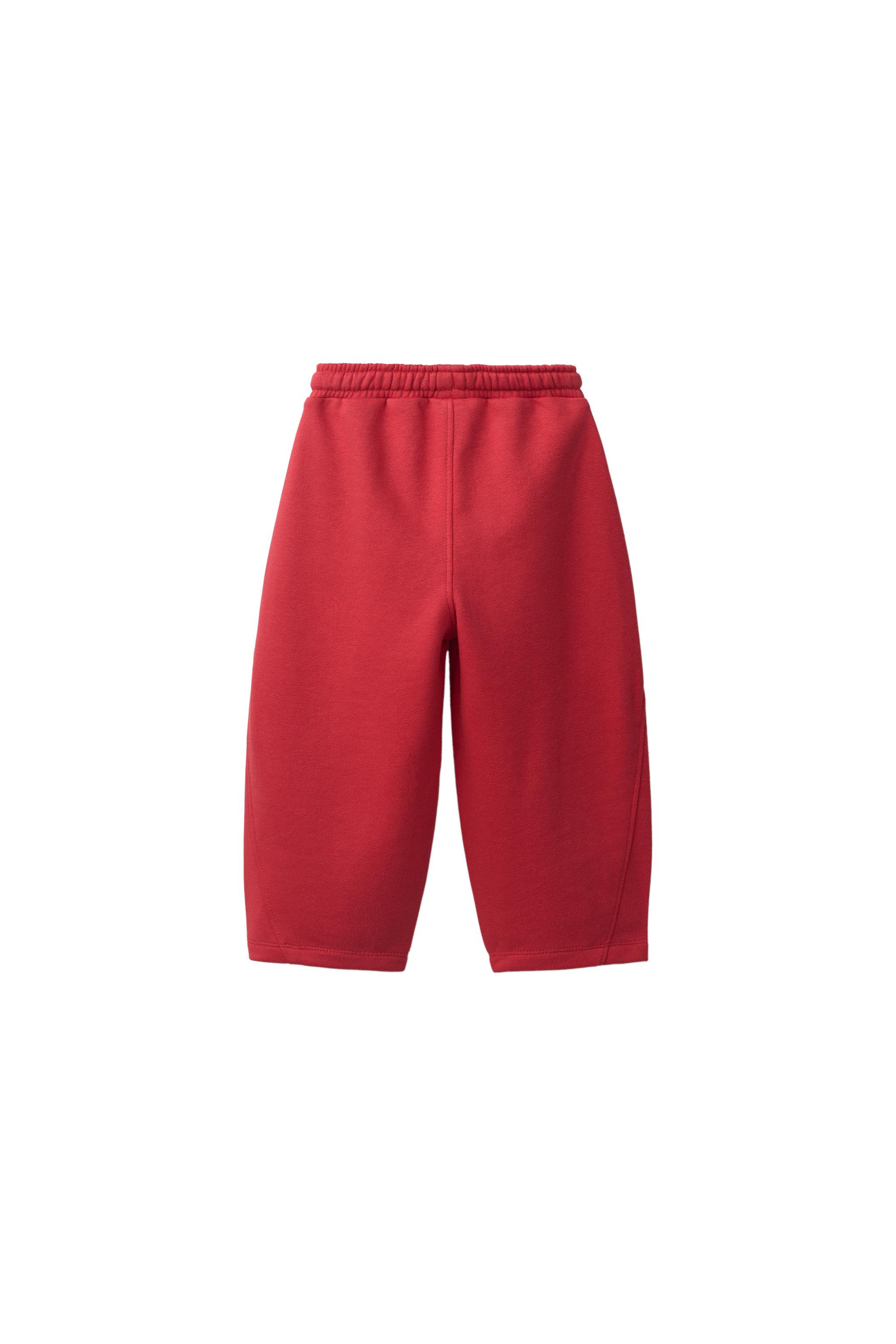 FLEECE JOGGING PANTS WITH PATCH | Zara US