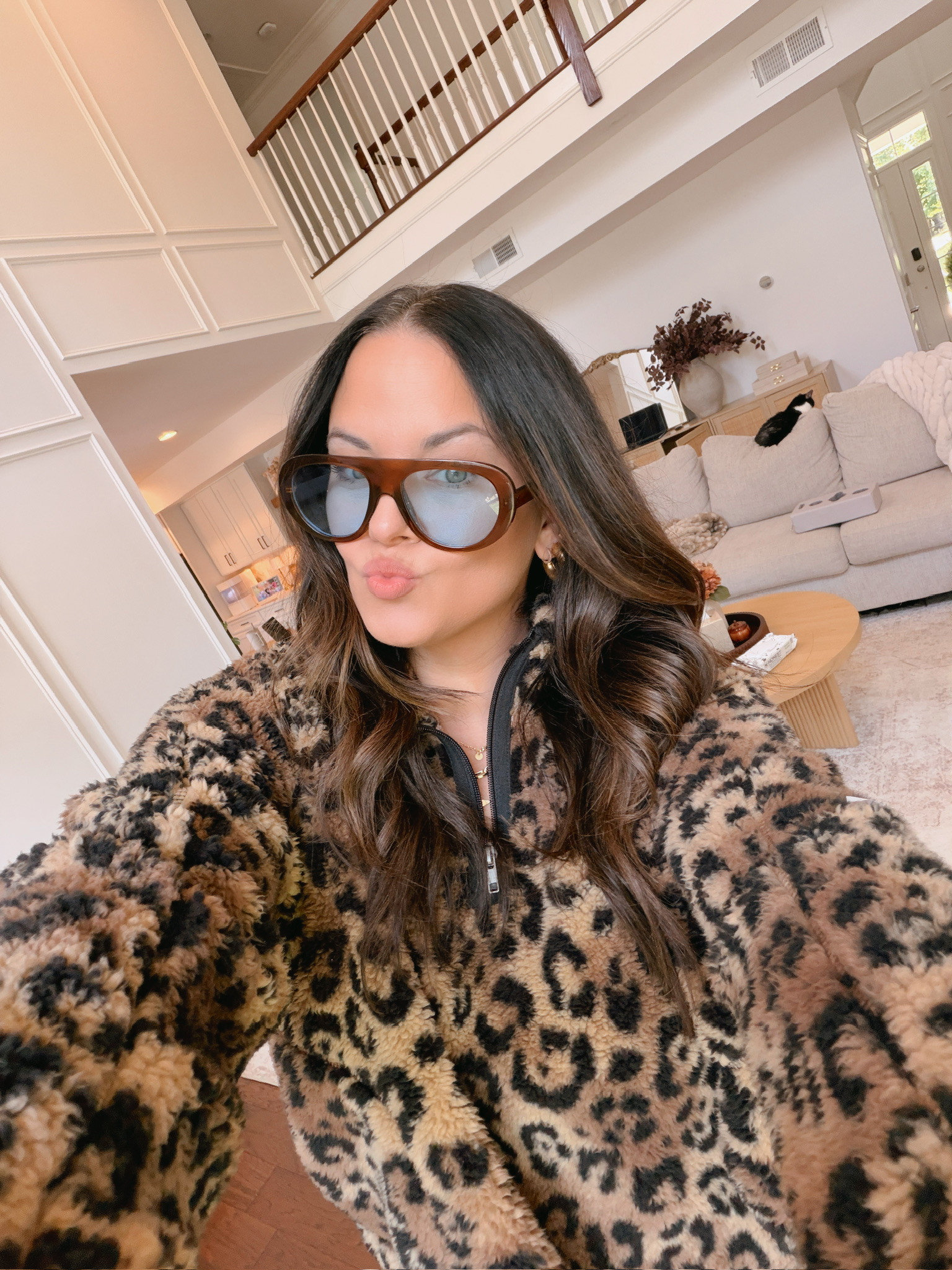 Wearing an XL in this jacket 

 #LTKSeasonal #LTKMidsize