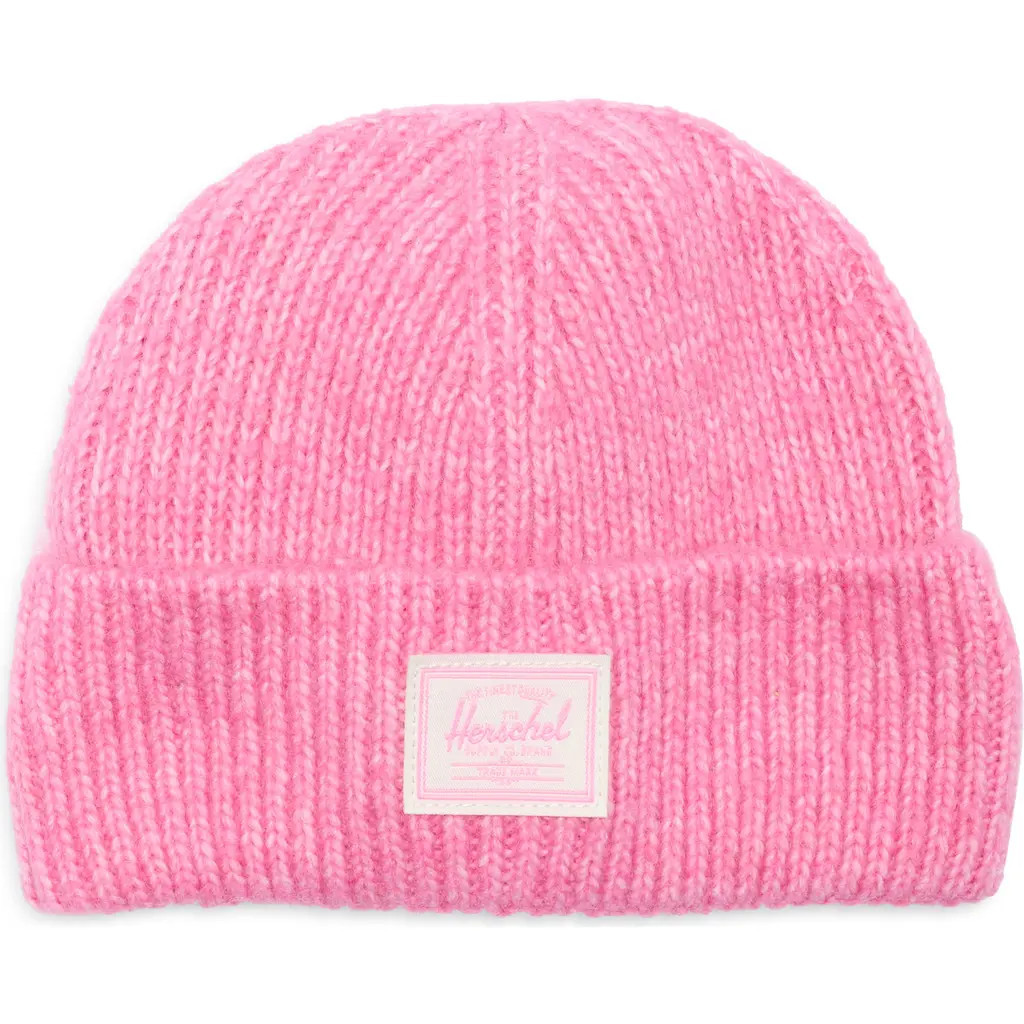 Herschel Supply Co. Supersoft Cuff Beanie in Heathered Strawberry at Nordstrom, Size 0-6 M | Nordstrom