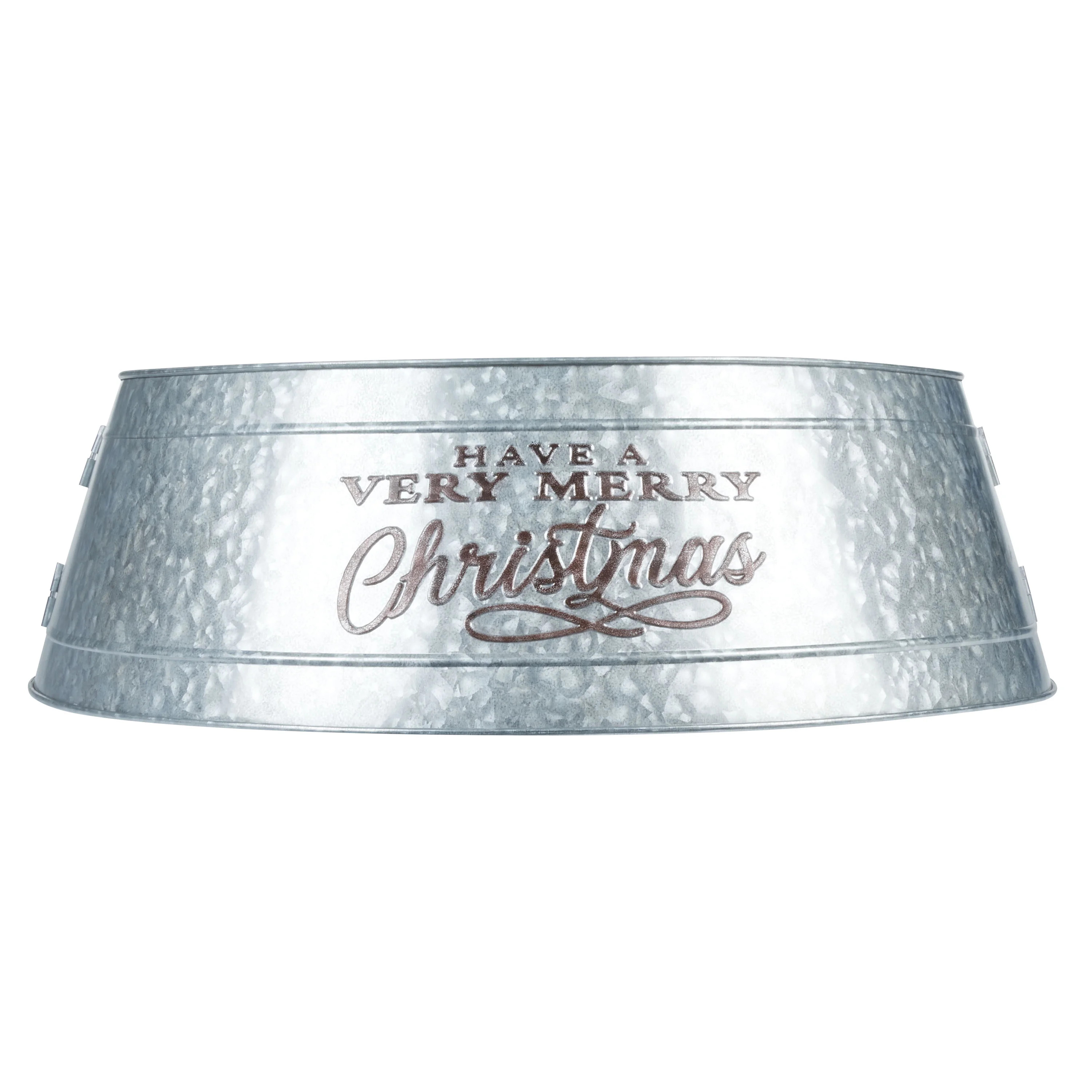 Holiday Time 27 In Metal Tree Collar Very Merry Cmas | Walmart (US)