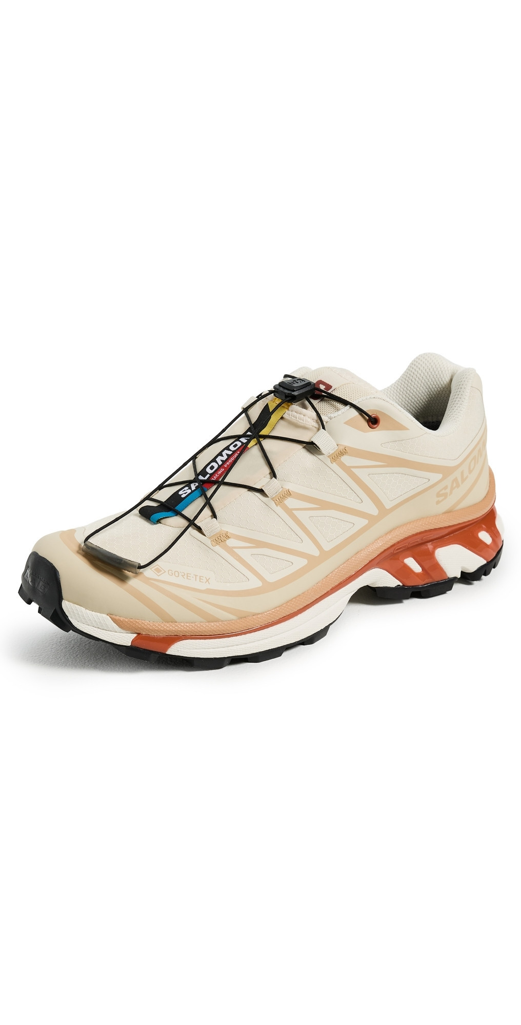 Salomon XT-6 Gore-Tex Sneakers Almond Milk/Soft Clay/Burnt Ochre M 11.5 | Shopbop