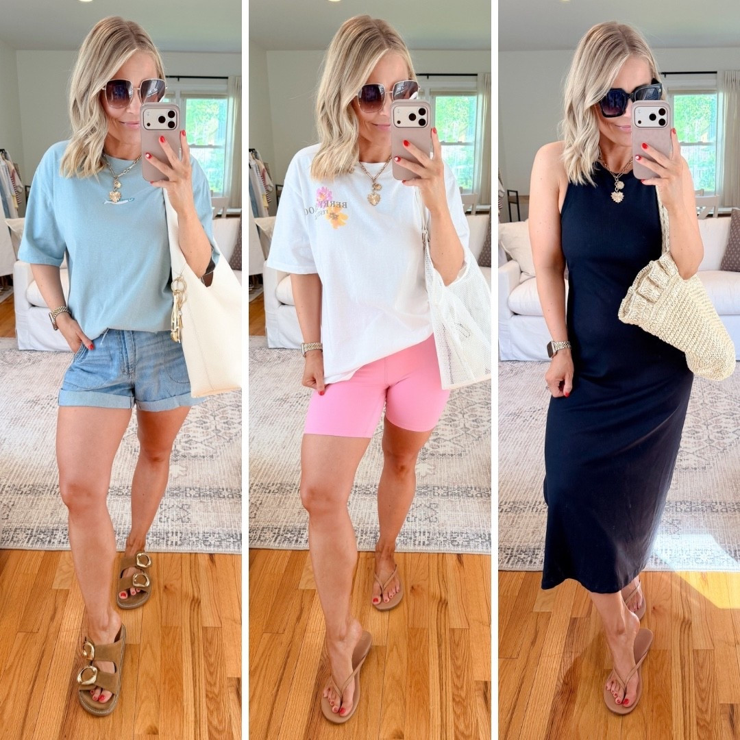 Found some really good Target gems to bring home with me! All of these are so perfect for summer!!🎯


Target finds, target fashion, graphic tees, matching set, romper dress, floral jeans, spring outfits 2026, spring outfit inspo, summer outfits 2026, summer outfit inspo, little black dress, midsize fashion, petite fashion

#LTKMidsize #LTKPetite #LTKSeasonal