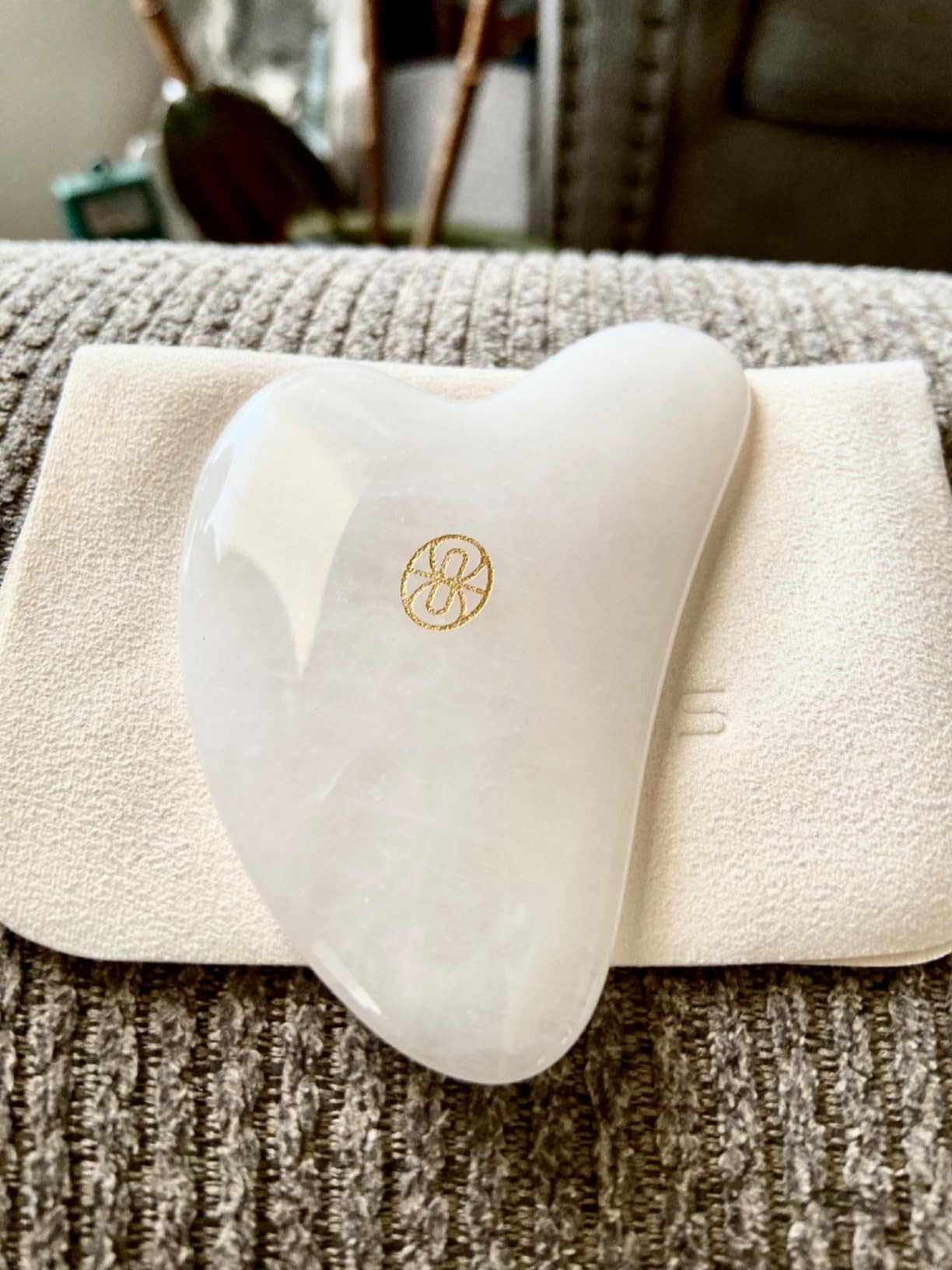 Rena Chris Gua Sha Facial Tools-Fuller, Ergonomic Black Obsidian Jade Gua Sha Stone for Face Mass... | Amazon (US)