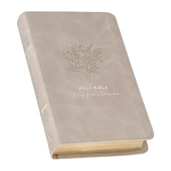 KJV Holy Bible, Compact Vegan Leather Red Letter Edition - Ribbon Marker, King James Version, Tau... | Amazon (US)