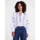 Scenario Women's and Women's Plus Embroidered Top with Long Sleeves, Sizes XS-4X | Walmart (US)