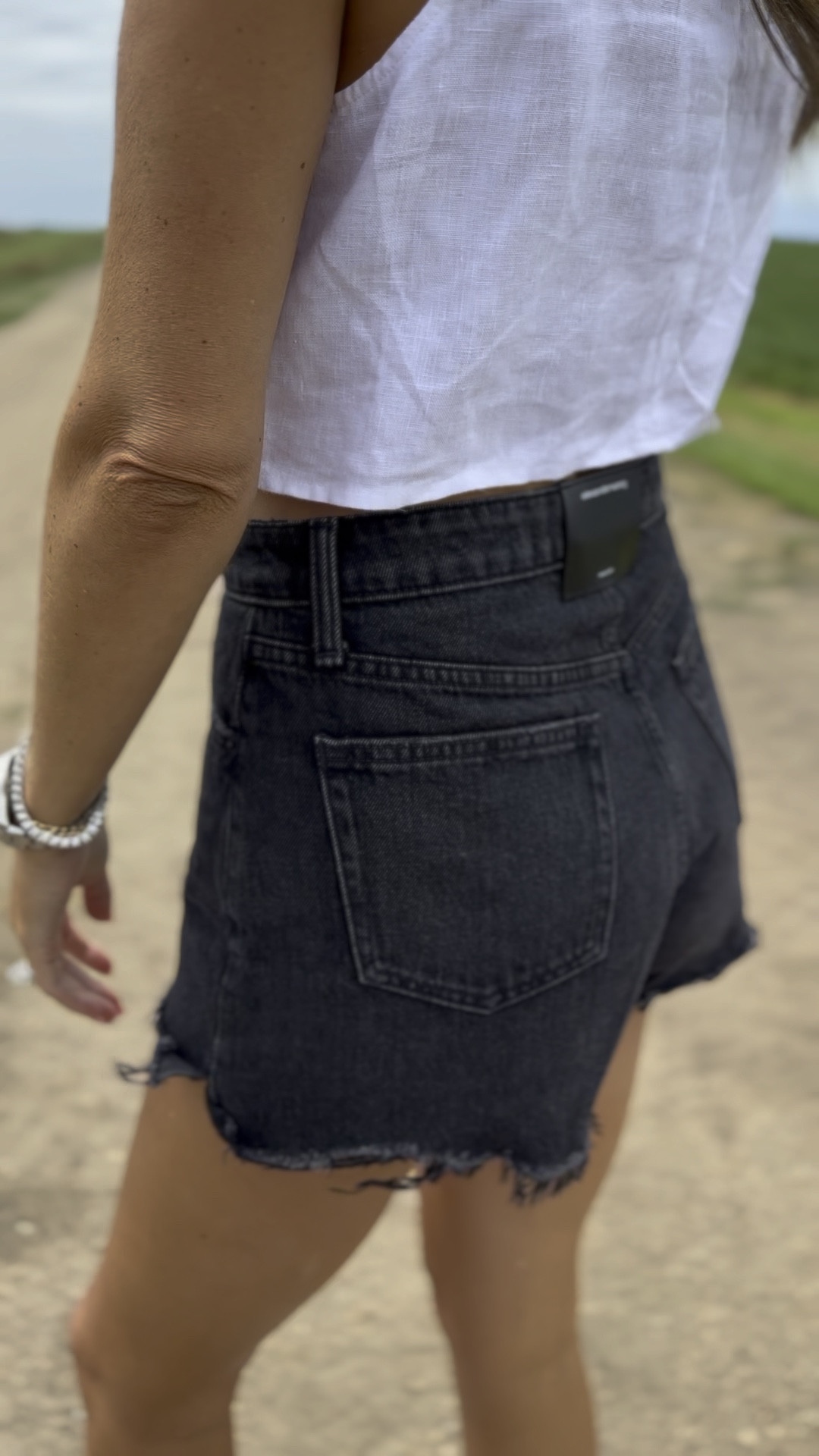 My favorite new jean shorts..no other fits me this good! #jeanshorts #shorts #summerclothes #alexanderwang 