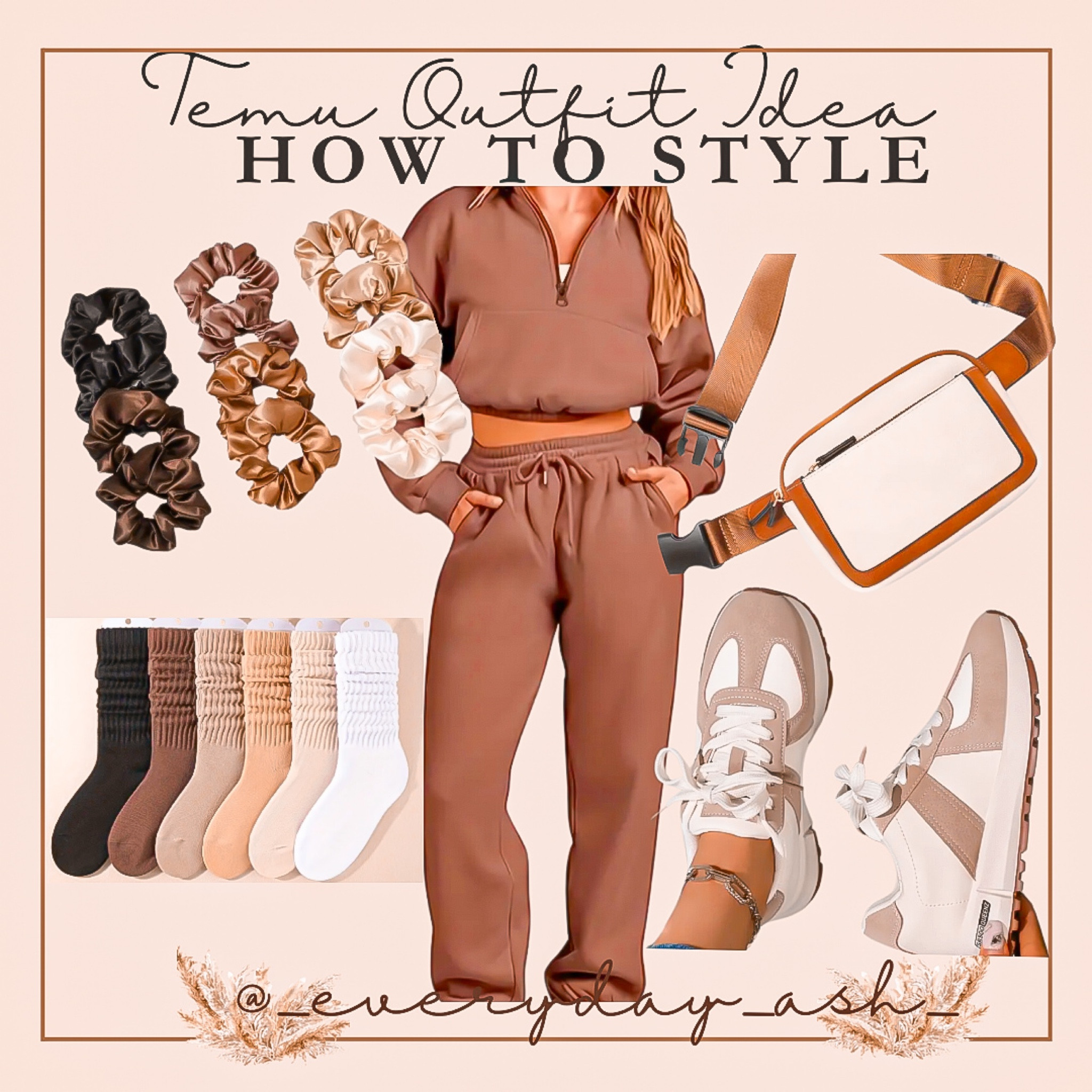 Casual Monday OOTD 🤎

I’m so into jogger sets right now - especially if it’s neutral. I just placed my first temu order the day. I can’t wait to share more styles 🤎

TEMU has lightning deals for new app users, come to download Temu APP and search code [dkv3896] to get the outfit with extra discount😍
Free Shipping & Free Returns 


Lounge set, temu style, two piece set, active wear, casual style, brown lounge wear, brown sweatshirt, brown lounge pants, belt bag, sneakers, women’s shoes, cozy socks, neutral socks, high ankle socks, scrunchies , hair ties 


#LTKstyletip #LTKfindsunder50 #LTKGiftGuide