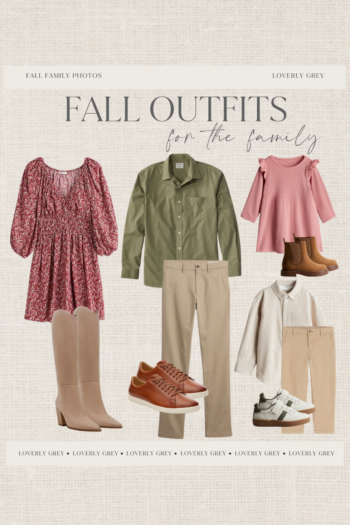 Love these outfits for the family! This color palette! 😍

Loverly Grey, fall outfits, family photos, fall dress, men’s clothes, kids clothes 

#LTKSeasonal #LTKFamily #LTKKids