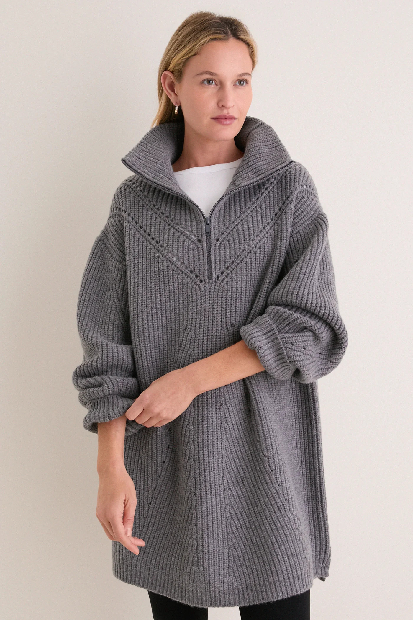 Charcoal Chunky Knit Luke Sweater | Tuckernuck (US)