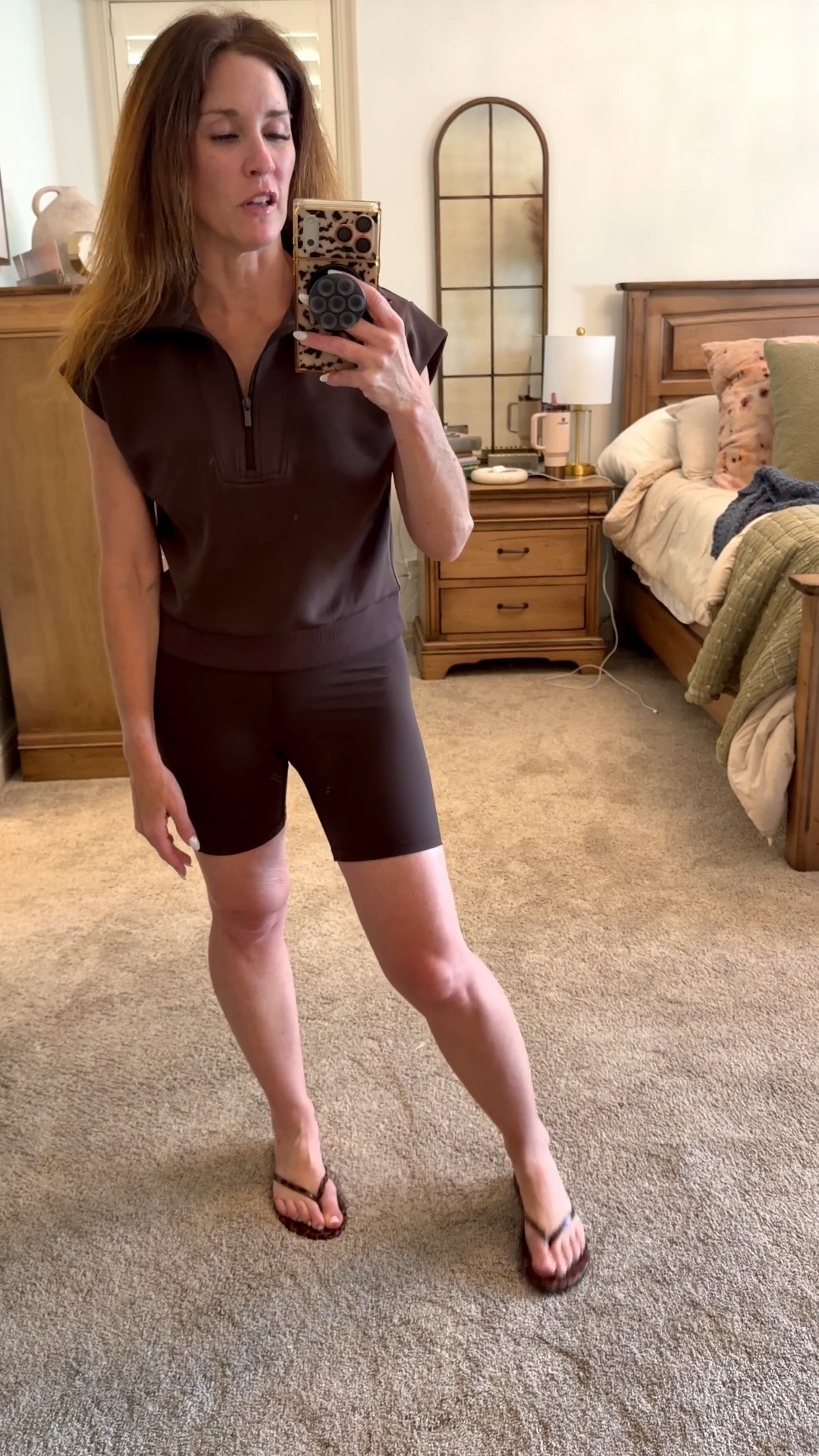 Athleisure, but make it chic. 🤎

I’m all about outfits that can keep up with a busy day, and this matching set checks every box. It’s lightweight, flattering, incredibly comfortable, and easy to dress up or down.

Throw on a pair of sandals for errands or coffee, or swap them for sneakers and you’re ready to go.

I’ve linked the full look in my LTK if you want to recreate it! 🤍

Would you wear this for:
☕️ Coffee run
🛍️ Shopping
✈️ Travel day
🏃‍♀️ Everyday mom life

Tell me which one in the comments! 👇

#LTKootd #LTKOver40 #LTKPetite