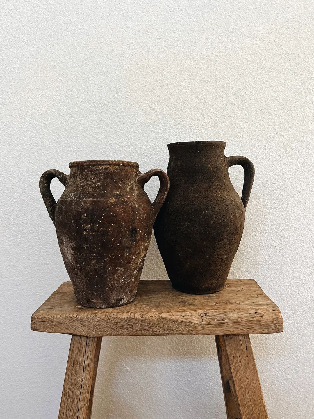 Vintage Rustic Pots, Medium Vase, Clay Vessel | Etsy (US)