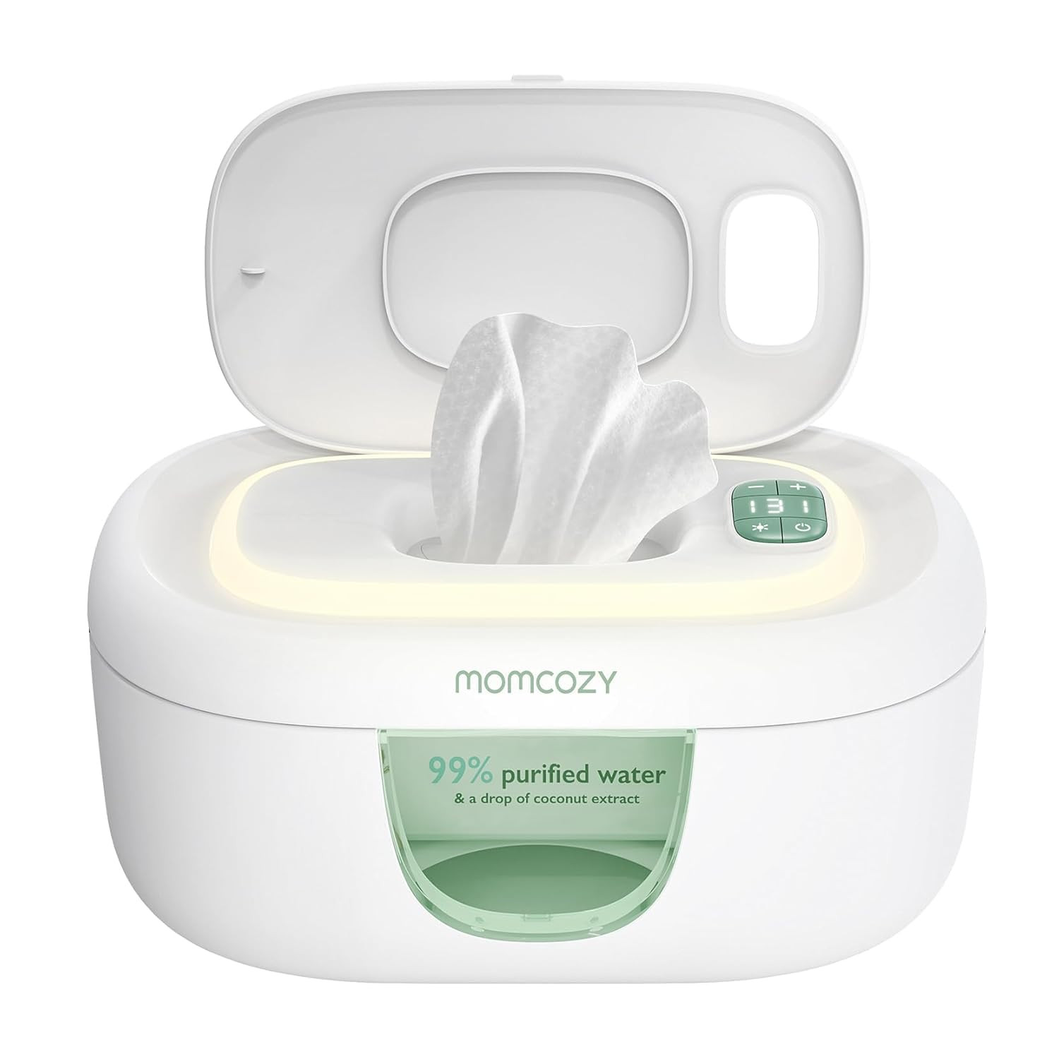 Momcozy Baby Wipe Warmer, Innovative Spring Design, Large Capacity Wipes Dispenser, Fast and Even Heating, 4 Modes of Temperature Heating Control, Diaper Wipe Warmer with Night Light | Amazon (US)