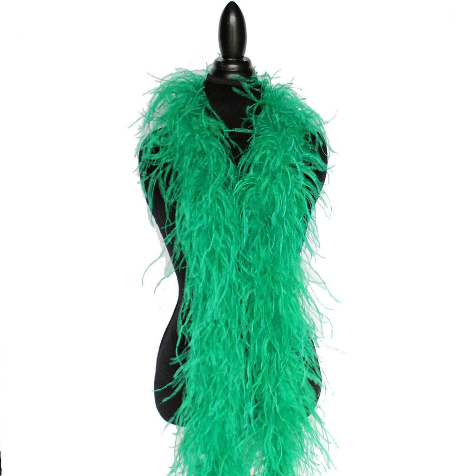 4 Ply KELLY GREEN Ostrich Feather Boa 2 Yards for Halloween Costume Craft Bridal Bachelorette Des... | Etsy (Global)