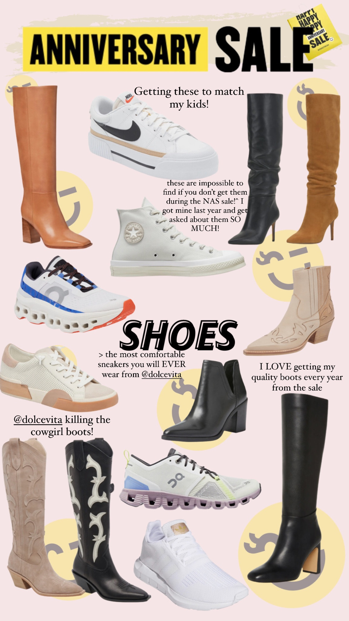 Nordstroms anniversary sale, shoes, boots, Cowgirl boots, sneakers, converse 

#LTKxNSale #LTKSeasonal #LTKBacktoSchool