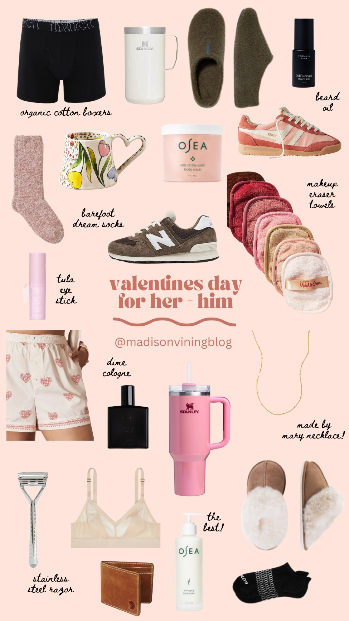 Valentine’s Day for him + her 🫶🏼