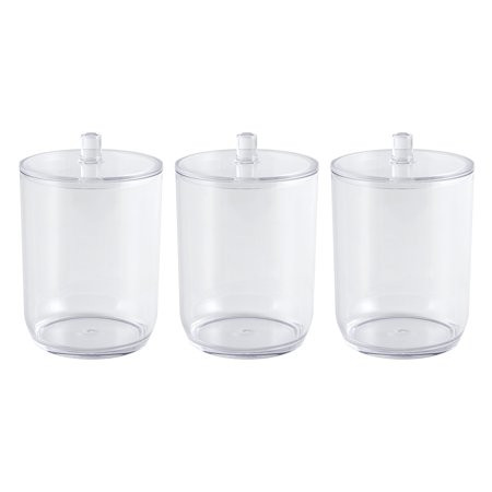 Mainstays 3 Piece Plastic Covered Apothecary Jar Set | Walmart (US)