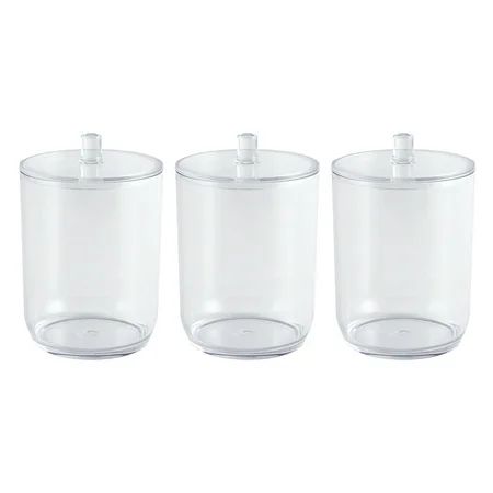 Mainstays 3 Piece Plastic Covered Apothecary Jar Set | Walmart (US)