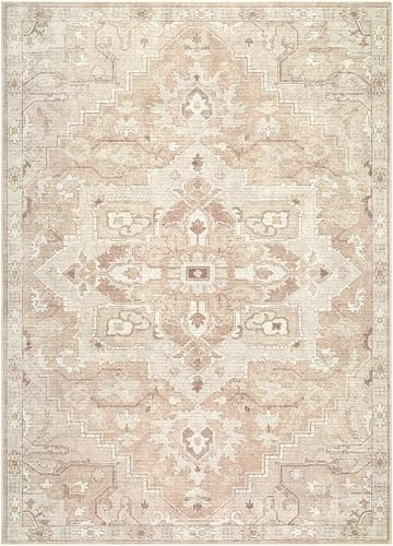 Livabliss x Becki Owens Elle Traditional Area Rug, 7'10" x 10', Beige | Amazon (US)