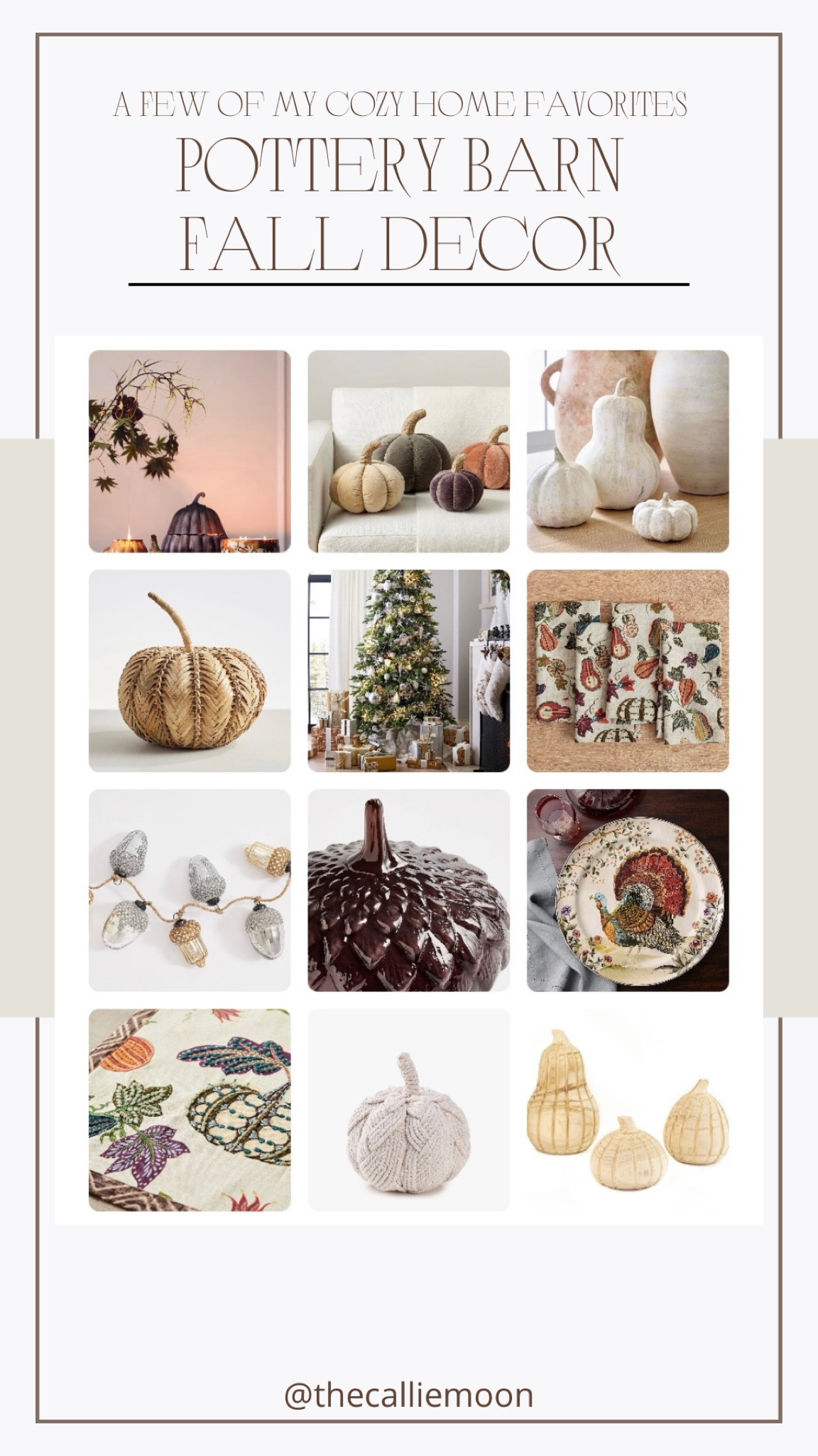 Pottery Barn Fall Decor | Cozy Fall Decor

#LTKSeasonal #LTKhome #LTKHoliday