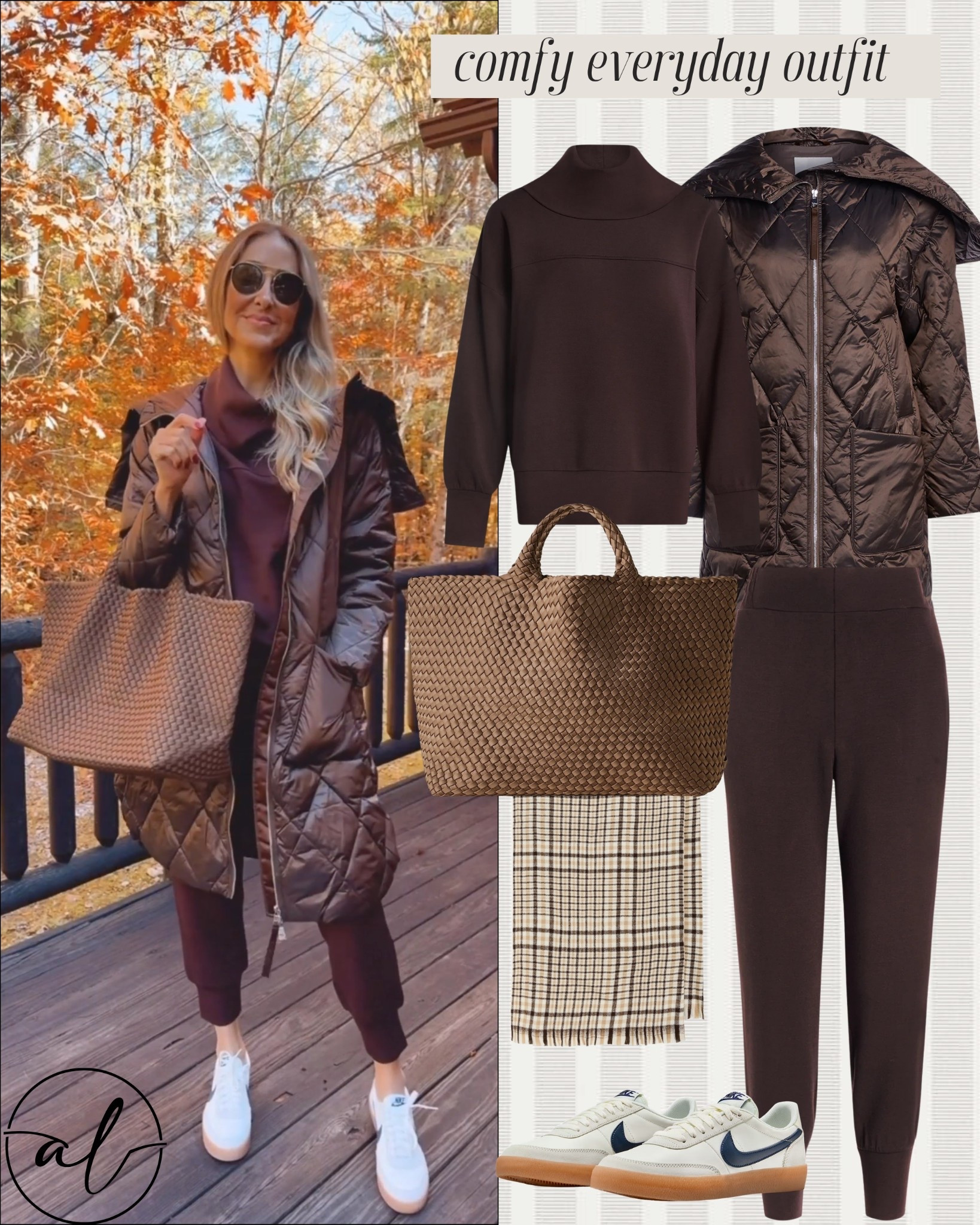 Comfy everyday outfit - warm and elegant, perfect for fall. This dark brown coat is gorgeous and it definitely keeps you warm. This set is very stretchy and it has an amazing quality. 

#LTKStyleTip #LTKU #LTKSeasonal