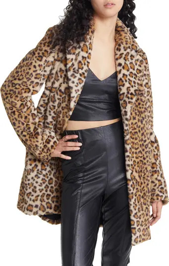 Harleston Leopard Faux Fur Coat | Nordstrom
