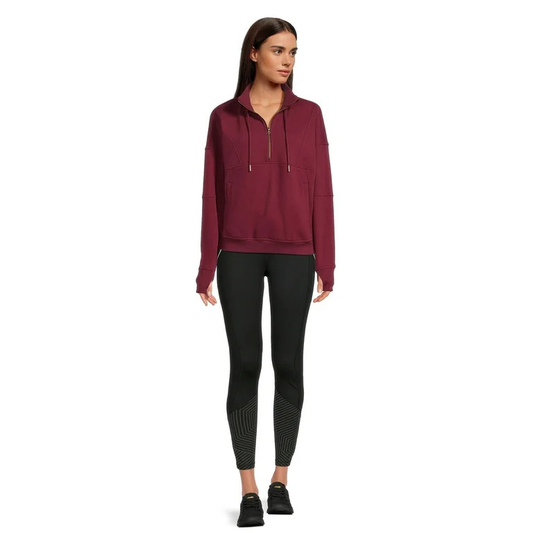 Avia Women's Quarter Zip Pullover, Sizes XS-XXXL | Walmart (US)