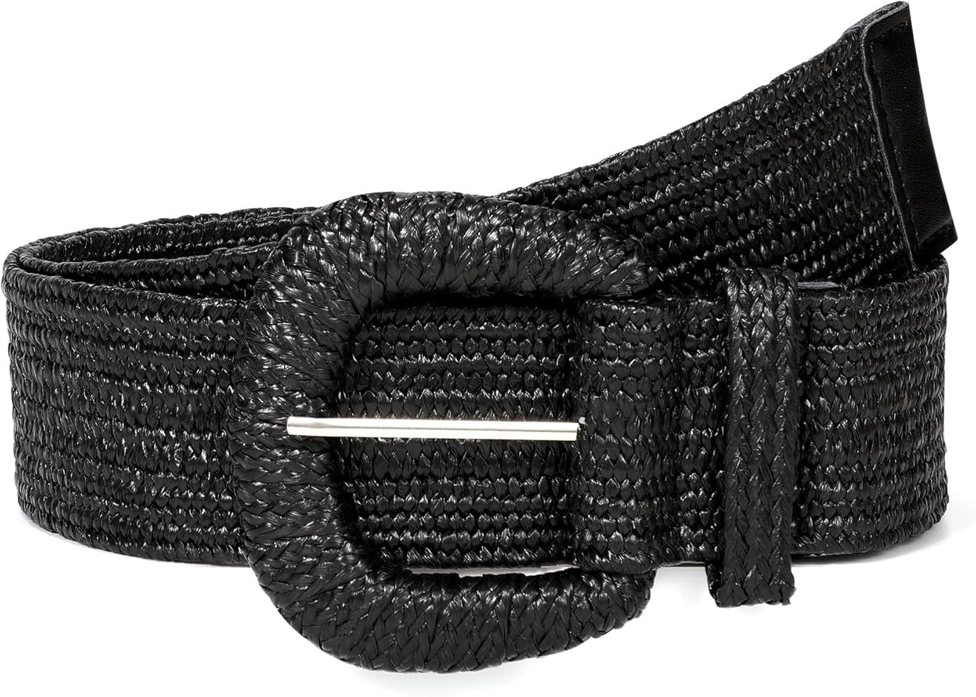 Straw Woven Elastic Belt for Women Stretchy Belts for Dress Fashion Boho Waist Belt Rattan Raffia... | Amazon (US)