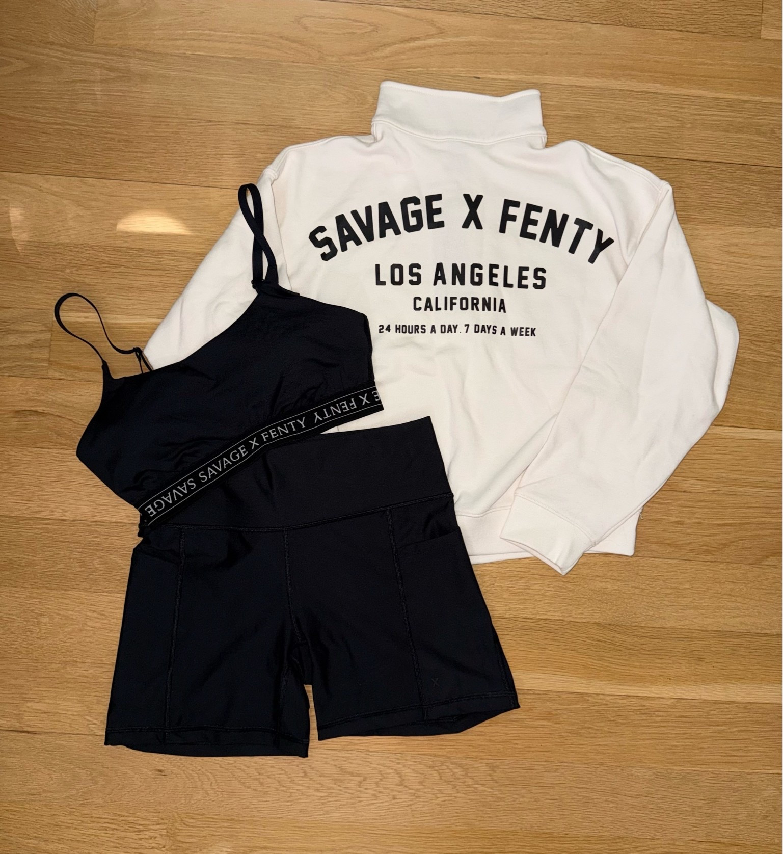 love this cutie little workout / lounge set. The pullover is a quarter zip. Perfect for spring. The sports bra is super flattering and the biker shorts have pockets 🙌🏻

#LTKfitnessgoals #LTKTravel #LTKActive