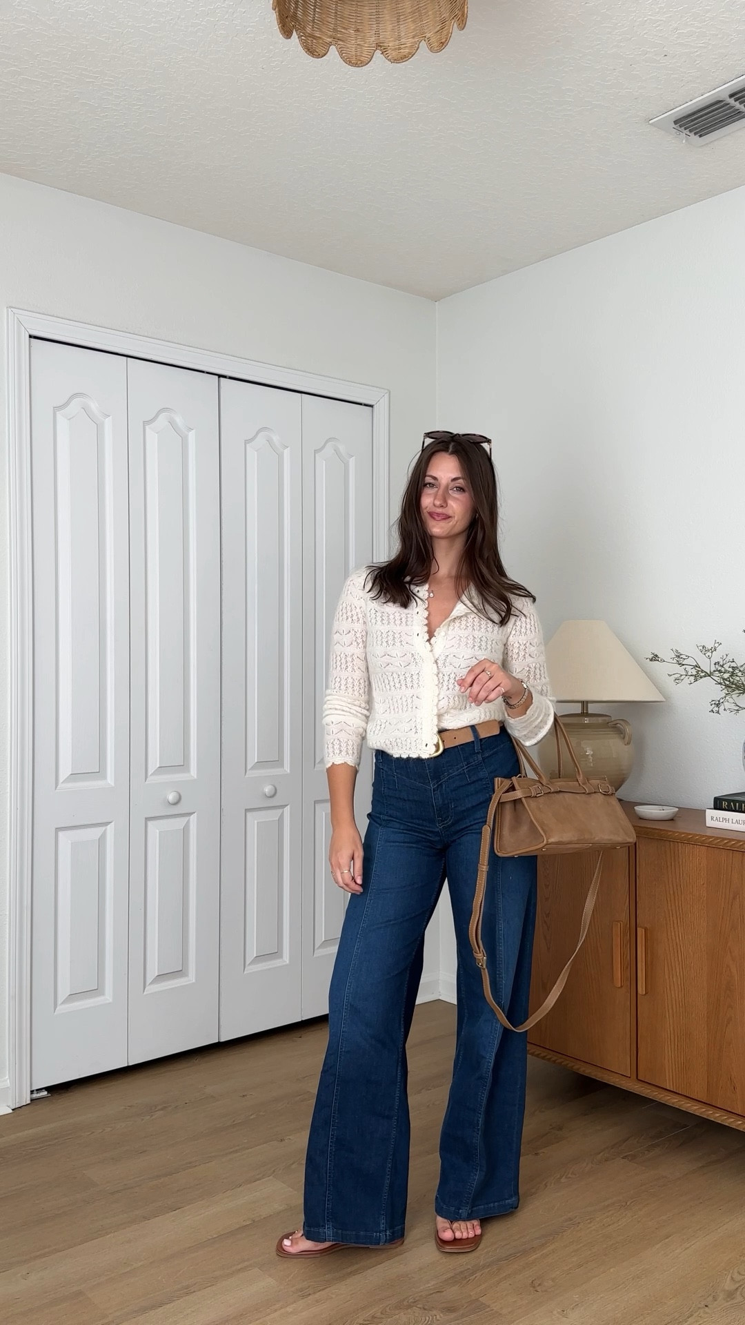 Early fall brunch outfit! Wearing small cardigan, 26 jeans. Bag is from Marshall’s

#LTKFallSale #LTKSeasonal #LTKStyleTip