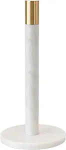 Bloomingville Marble Brass Top, White Paper Towel Holder, 12" | Amazon (US)