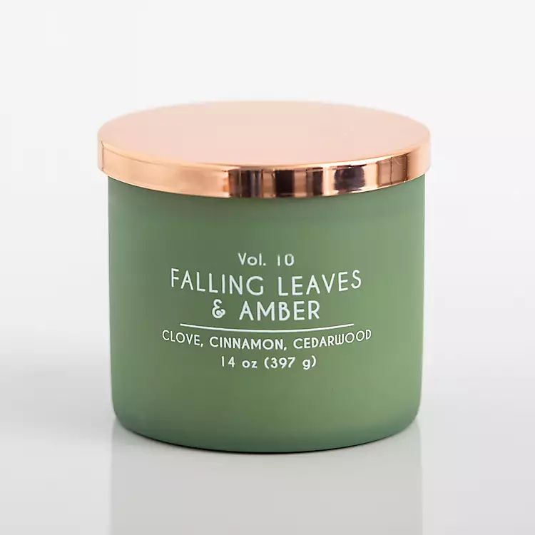 Falling Leaves and Amber Jar Candle | Kirkland's Home