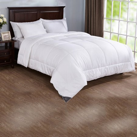 Down Alternative Comforter, Year Round Duvet Insert, 400 TC, White | Walmart (US)