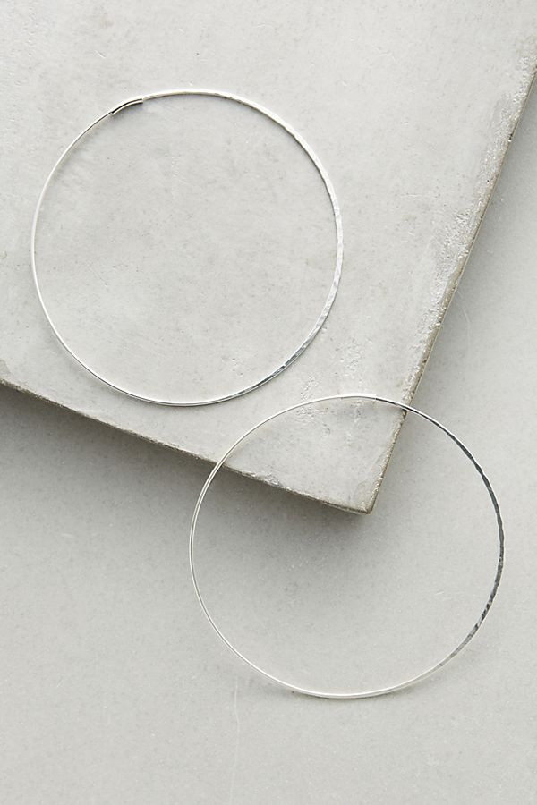 Slender Hoop Earrings | Anthropologie (US)