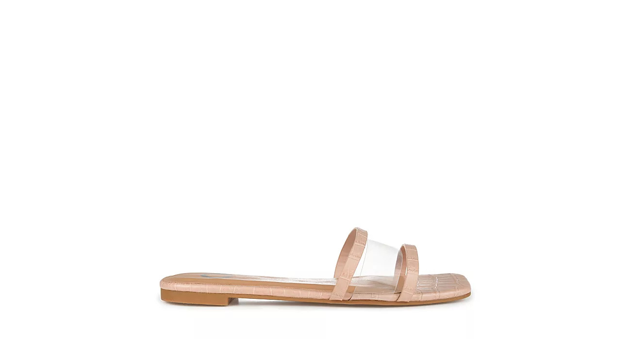 Journee Collection Womens Ramira Slide Sandal - Blush | Rack Room Shoes