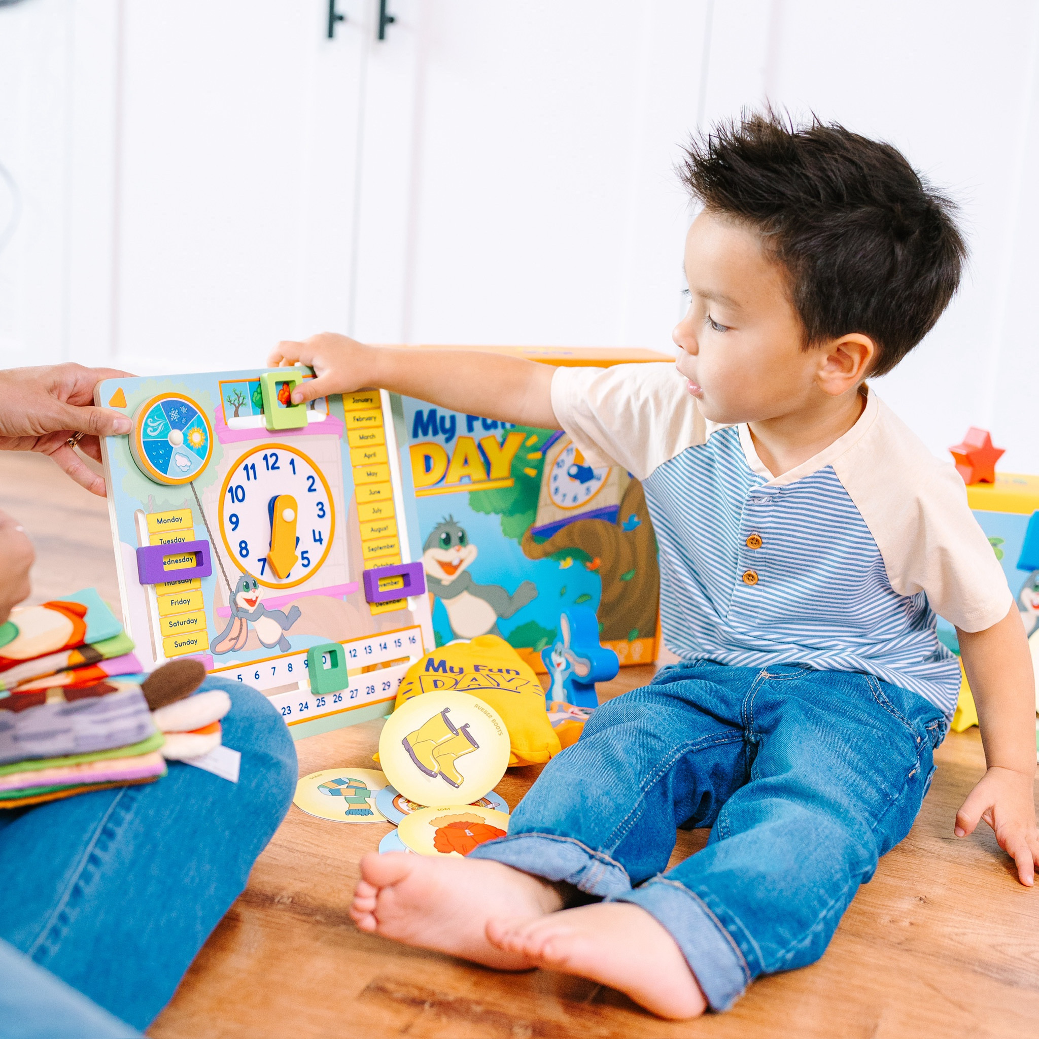 My Fun Day is definitely something you want to add to your homeschool supply list or even use as a Christmas gift this holiday season! Such a fun activity for our toddler while also encouraging learning! 

#LTKKids #LTKGiftGuide #LTKHoliday