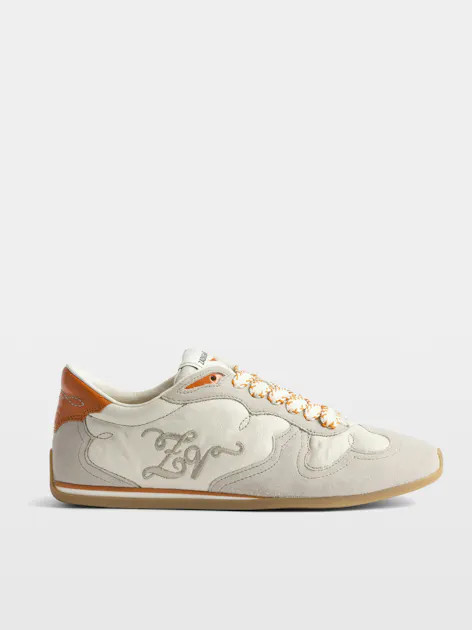 ZV Dance White Leather Sneakers | Zadig&Voltaire | Zadig et Voltaire (US)