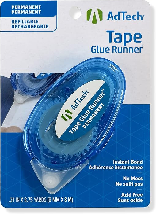 Crafter's Tape Permanent Glue Runner-.31"x8.75 Yards | Amazon (US)