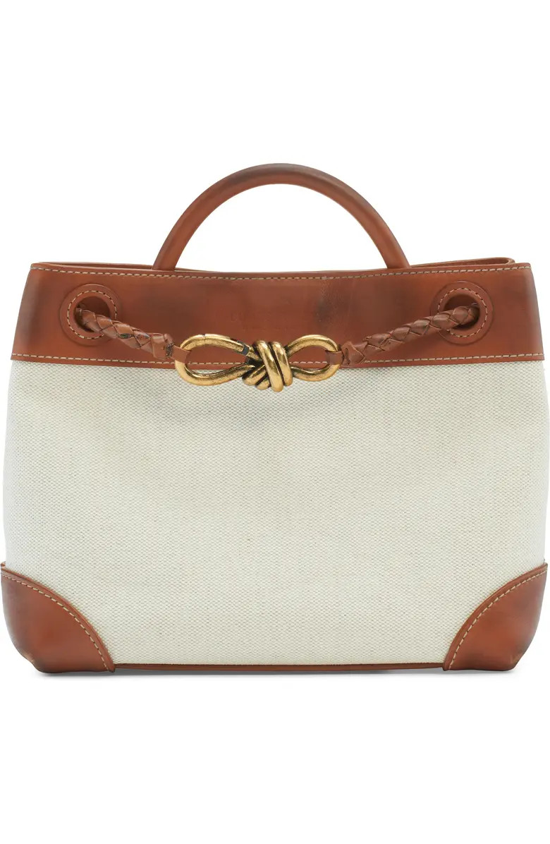 Bottega Veneta Small Andiamo Canvas Shoulder Bag | Nordstrom | Nordstrom