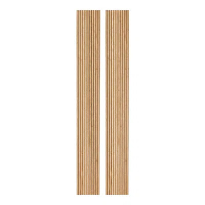 2 Pack Of Fluted Flexible Wood Wall Panels | Decorative Panels For Walls & Ceilings | 3D Slat Wood Wall Panels | Interior Design Wood Panels For Walls | Wayfair North America