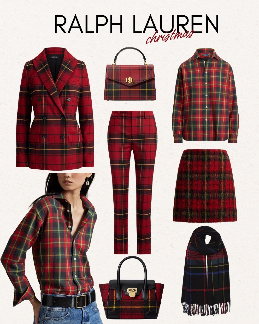 Ralph Lauren Christmas, Christmas outfit Inspo, red plaid

#LTKSeasonal #LTKStyleTip