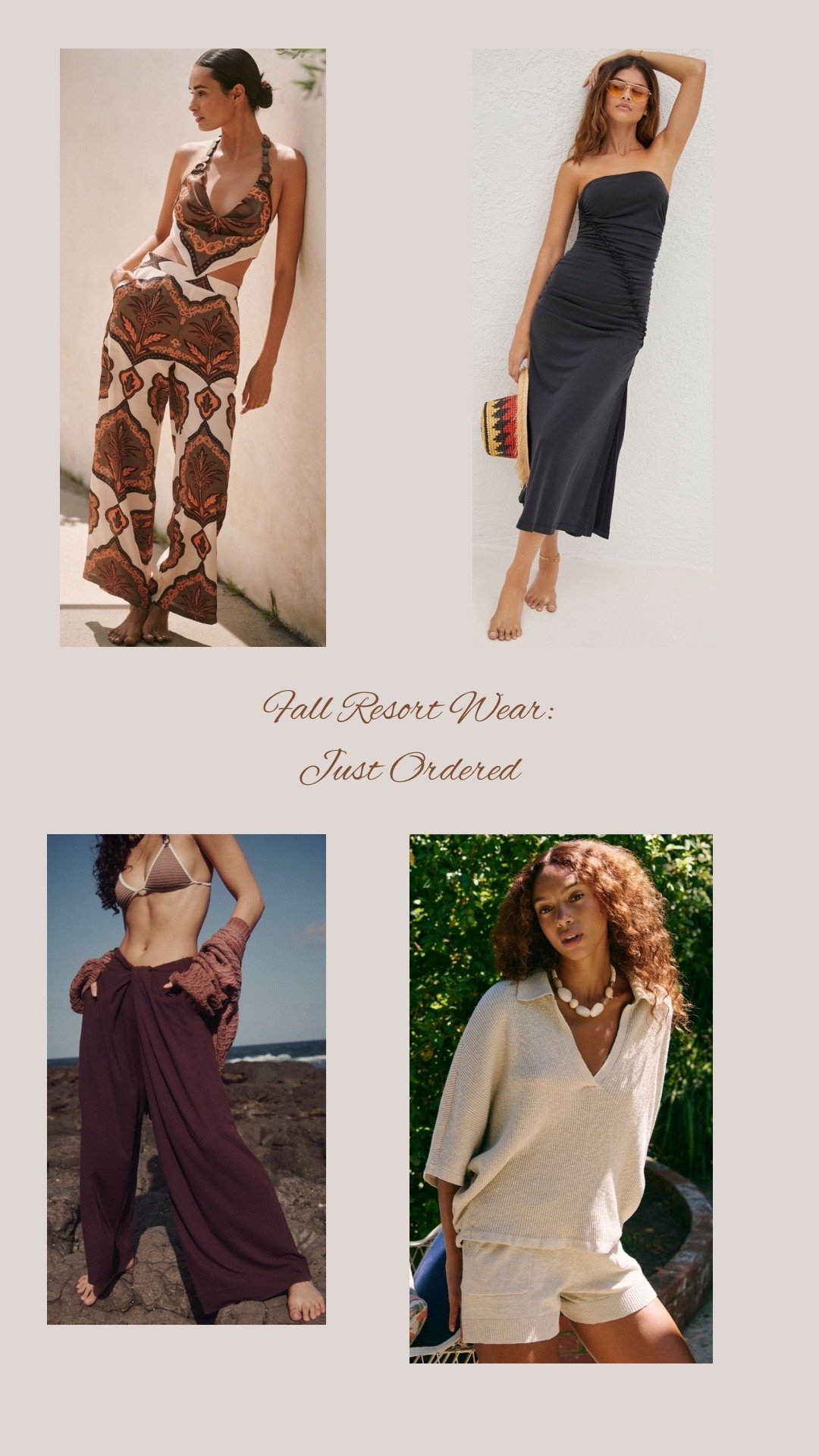 Fall resort wear just ordered on sale and fall earth tones 

#LTKSeasonal #LTKTravel #LTKStyleTip