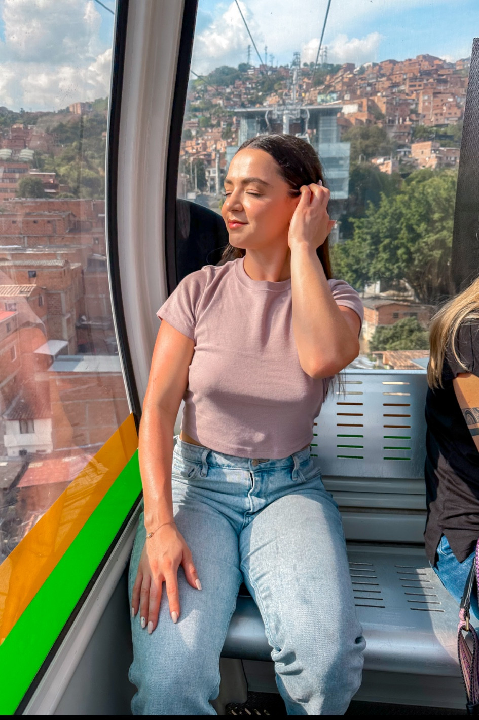 Hollister jeans are my all time favorite. It’s the only Jean brand I’ll buy. I’m obsessed. They’re super comfortable and so flattering. I wore these jeans in Colombia. Baby tee to go with it. Vacation outfit. Jeans. Comfortable jeans. Best affordable jeans. Spring outfit  

#LTKstyletip #LTKSeasonal #LTKtravel