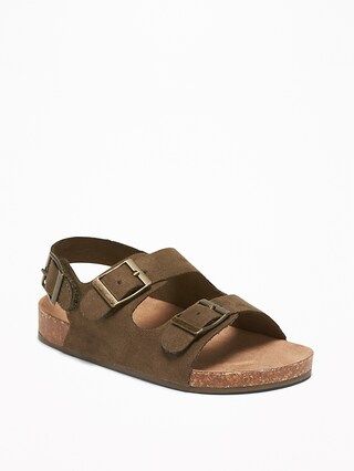 Faux-Suede Double-Buckle Sandals For Toddler Boys | Old Navy US